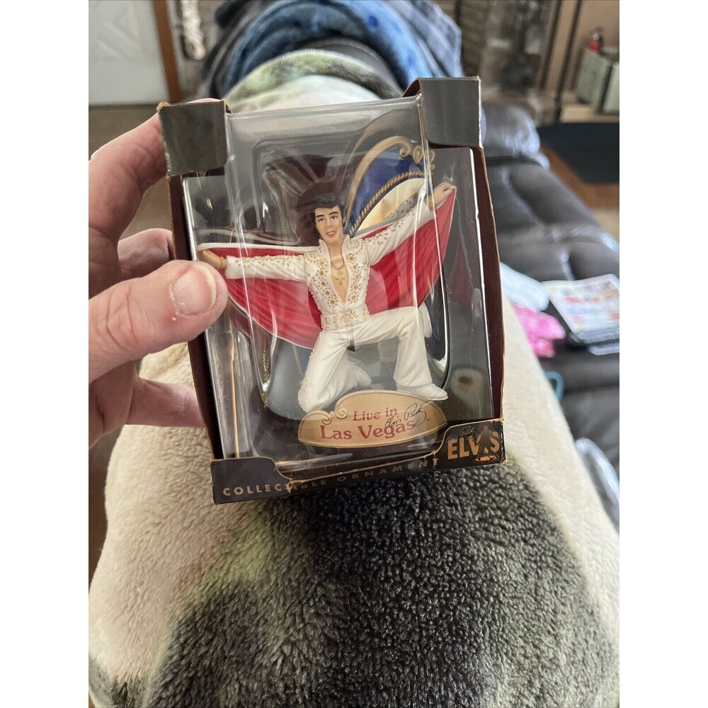 New In Orig Box 2003 Trevco Elvis Presley Live Las Vegas Collectible Ornament